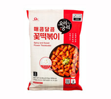 TOPOKKI-SPICY & SWEET FLOWER TTEOKBOKKI (MASSA SECA DE ARROZ COM MOLHO PICANTE E ADOCICADO) - 240G