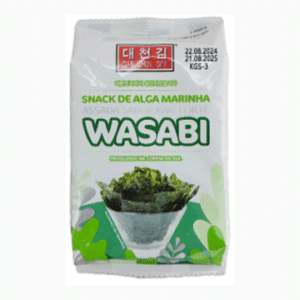 SNACK DE ALGA SABOR WASABI OKAZUNORI (3 X 4G )- TOKYO FOODS